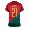 Maillot de Supporter Portugal Diogo Jota 21 Domicile Coupe du Monde 2022 Pour Homme